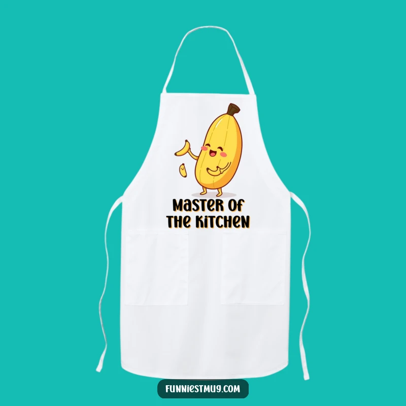 Funny Banana Juggling Apron: Cook with a Smile and Fruitful Flair