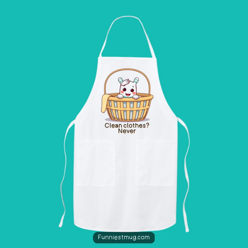 Funny Sock Puppet Apron - Chef's Mischief Maker Kitchen Wear