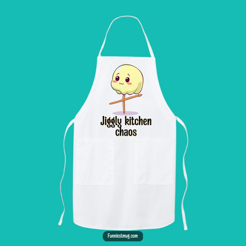 Funny Wobbly Jelly Apron: Cook with Delicate Flair and Comical Style