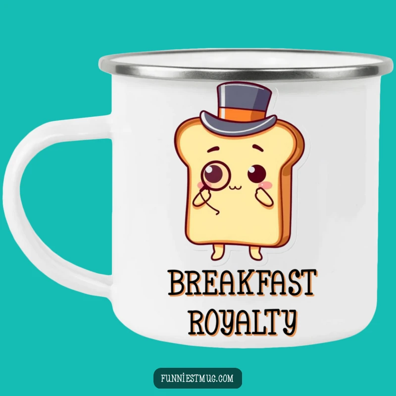Funny Kawaii Toast Camp Mug - Dapper Outdoor Adventures