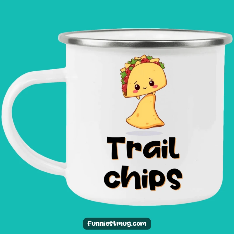 Funny Shy Taco Nacho Chip Camping Mug: Hilarious Outdoor Gift