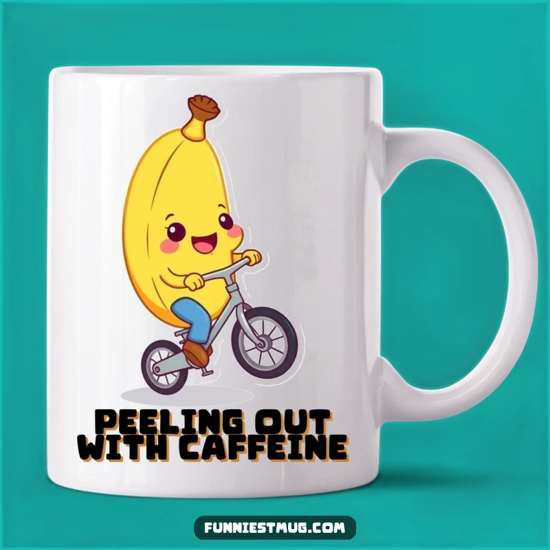 Funny Banana Unicyclist Mug: A Hilarious Gift For Cyclists And Fruit Lovers!
