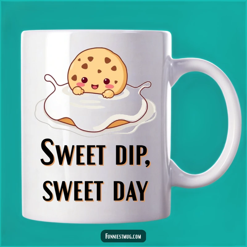 Funny Kawaii Cookie Milk Bath Mug: Hilarious Comfort for Sweet Moments