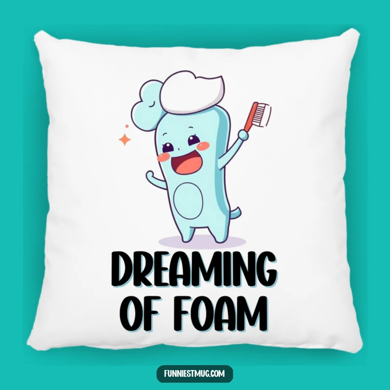 Funny Kawaii Toothbrush Pillow: Cozy Comfort with Hilarious Dental Art