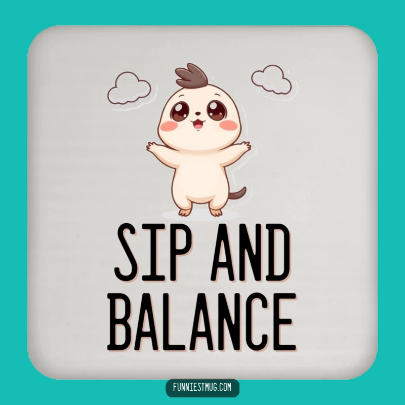 Funny Googly Eyed Creature Coaster Set: Hilarious Teacup Juggling Protection