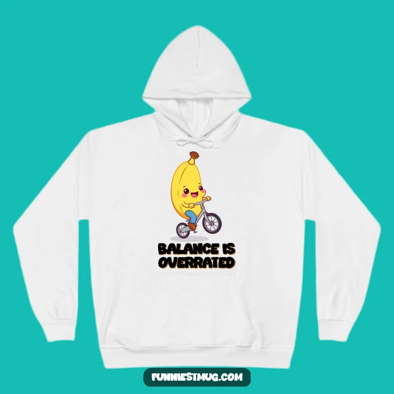 Funny Banana Unicyclist Hoodie: Stay Cozy While Mastering The Art Of Humor!