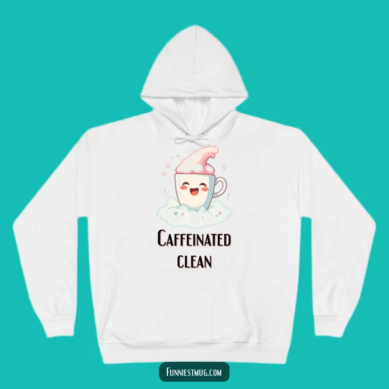 Funny Coffee Bath Spill Hoodie: Cozy & Hilarious Comfort Gift