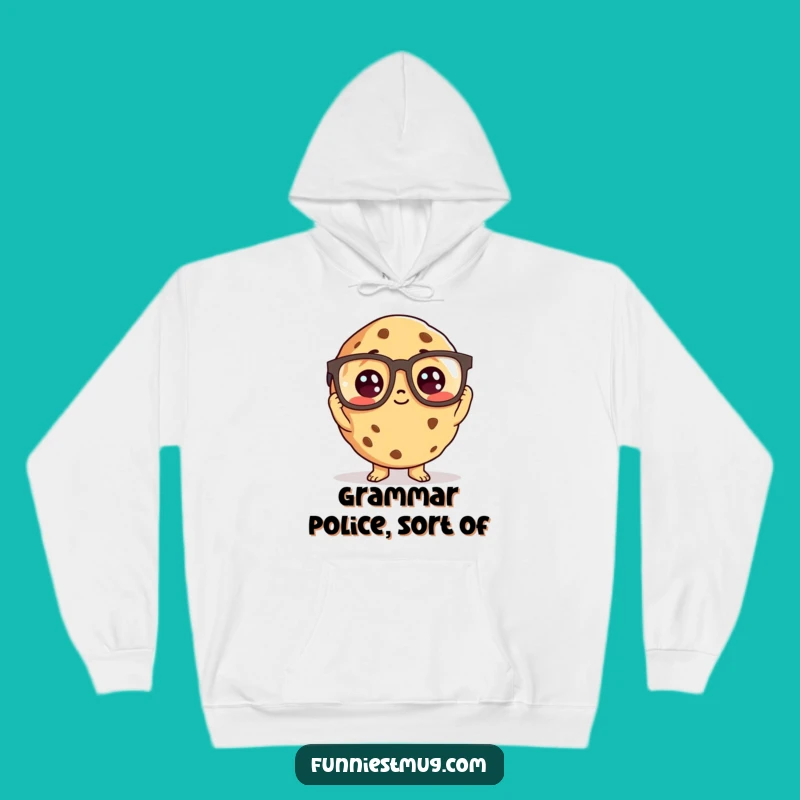 Funny Curious Cookie Hoodie: Cozy Intellectual Vibes, Ultimate Funny Gift