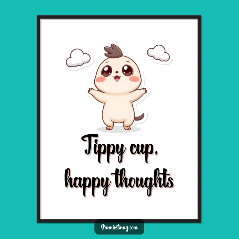 Free Printable Wall Art: Googly Eyed Juggler, Funny Downloadable Decor