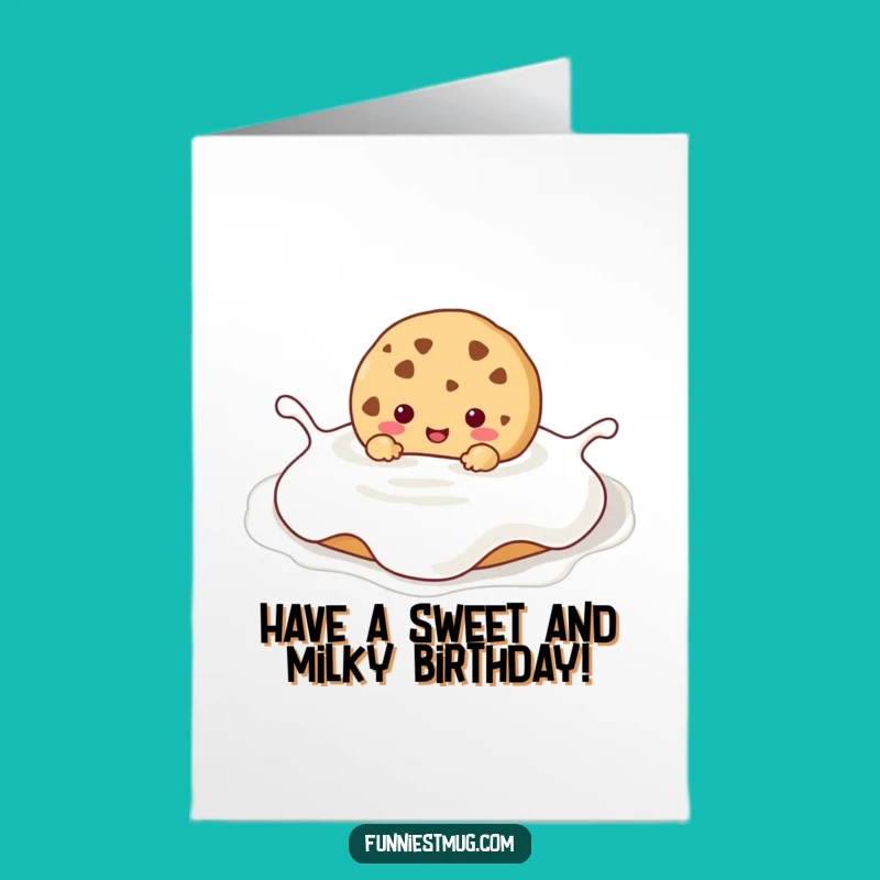 Free Printable Kawaii Cookie Birthday Card - Sweet & Funny Downloadable Gift