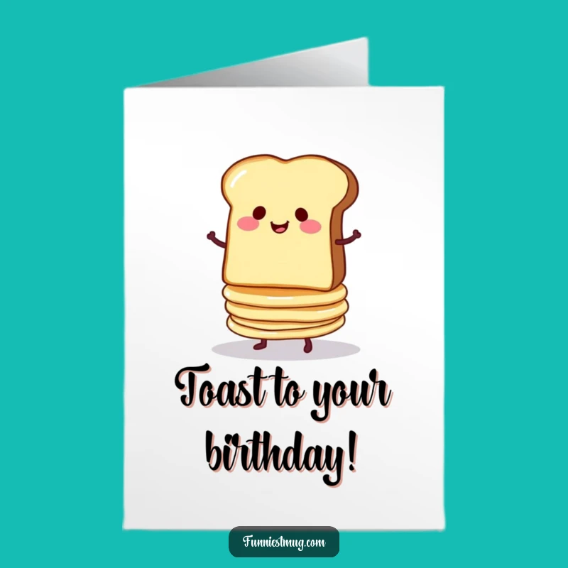 Free Printable Smug Toast Birthday Card - Wobbly Pancake Funny Gift