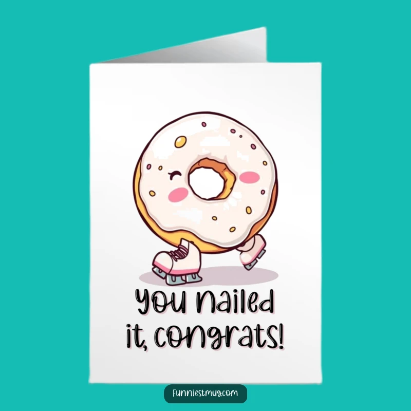 Free Printable Congrats Card: Donut Hole Oops, Hilarious DIY Downloadable Gift