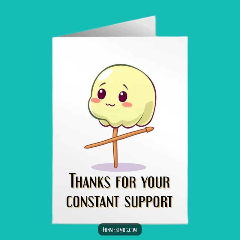 Free Printable Funny Jelly Thank You Card - Steady Thanks Downloadable Gift