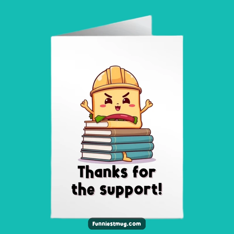 Free Printable Thank You Card: Sandwich Effort - Downloadable Funny Gift