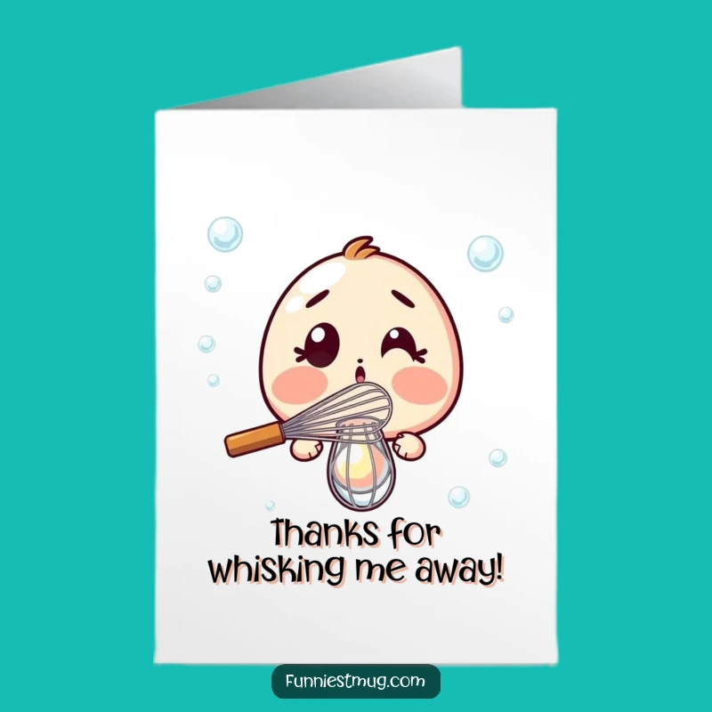 Free Printable Thank You Card: Whisk Woes! Funny Kitchen Thanks - Downloadable Gift!