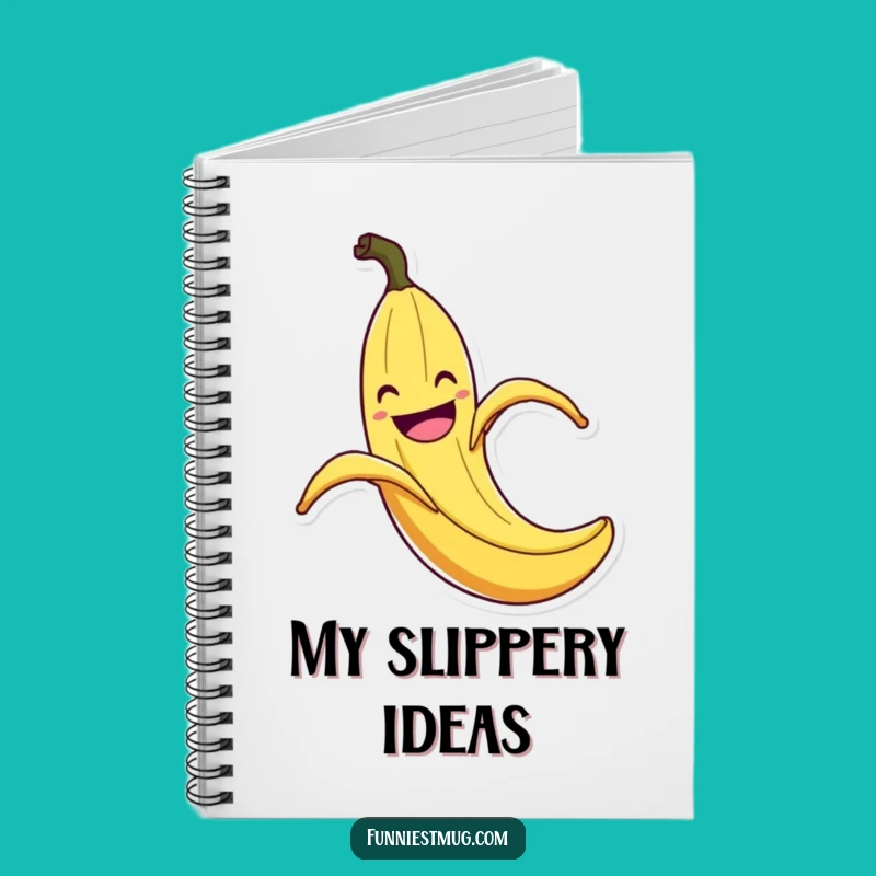 Funny Banana Peel Slip Notebook: Comedic Flair Journal, Creative Gift