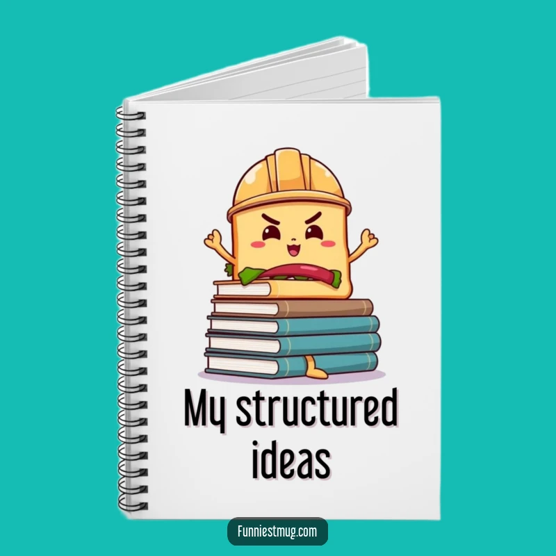 Funny Sandwich Book Balance Notebook: Hard Hat Character Journal Funny Gift