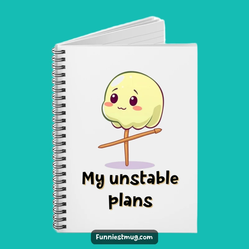 Funny Wobbly Jelly Notebook: Jot Down Ideas with Delicate and Comical Focus